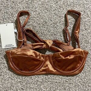 Monday Swimwear Copper Underwire Bikini Top